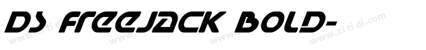 DS FreeJack Bold字体转换
